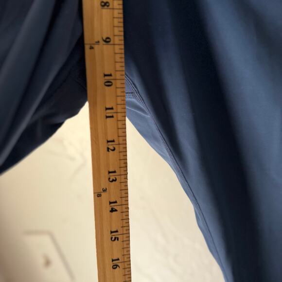 PacSun Active Blue Crossover Waist Leggings Size L – Colorblock Athletic Stretch - Picture 8 of 10